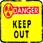 Danger - Keep Out 2 Clip Art