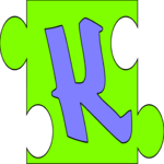 Puzzle K Clip Art