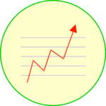 Line Graph Up 4 Clip Art