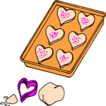 Valentine Cookies Clip Art