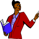 Teacher - Female 08 Clip Art