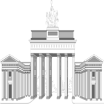 Brandenburg Gate 3 Clip Art