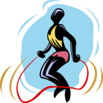 Jumping Rope 1 Clip Art