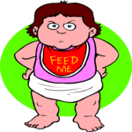 Baby - Feed Me Clip Art