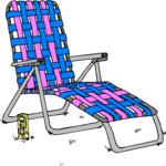 Beach Chair 6 Clip Art