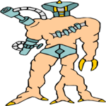 Mutant Warrior 01 Clip Art