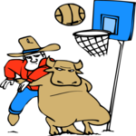 Western Basketball Clip Art