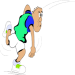 Athlete - Throwing Clip Art