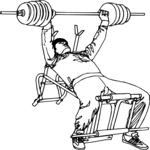 Weight Lifting 19 Clip Art