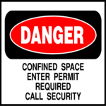 Confined Space 4 Clip Art