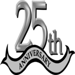 25th Anniversary 2 Clip Art