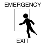 Emergency Exit Clip Art