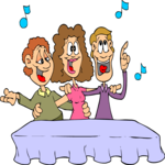 Singing (2) Clip Art