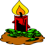 Candle 33 Clip Art