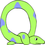 Spotsnake Knot Clip Art