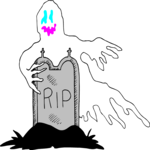 Ghost & Grave 4 Clip Art