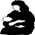 Mother & Infant 1 Clip Art