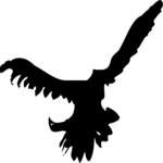 Bird Flying 02 Clip Art