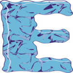 Crinkle Condensed E 1 Clip Art