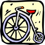 Bicycle - Antique 03 Clip Art