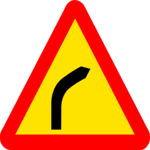 Road Curves Right Clip Art