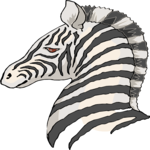 Zebra 12 Clip Art