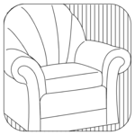 Armchair 01 Clip Art