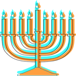 Menorah 9 Clip Art