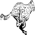 Cheetah 1 Clip Art