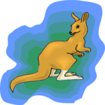 Kangaroo 12 Clip Art