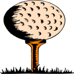 Ball & Tee 7 Clip Art