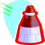 Space Capsule 14 Clip Art