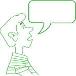 Boy Speaking Clip Art