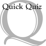 Quick Quiz 1