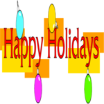 Happy Holidays 4 Clip Art