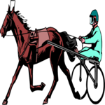 Harness Racing 2 Clip Art