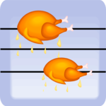 Chicken - Rotisserie Clip Art