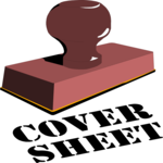 Cover Sheet Clip Art