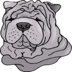 Shar Pei 2 Clip Art