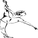 Gymnast 12 Clip Art