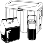 Chest & Portable Coolers Clip Art