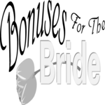 Bonuses For The Bride Clip Art