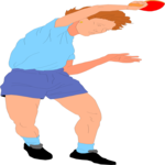 Ping Pong - Player 1 Clip Art