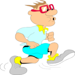 Jogging 08 Clip Art