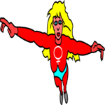 Super Hero 02 Clip Art