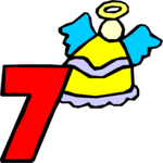 Angel 7 Clip Art