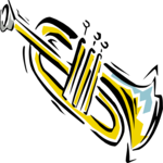 Trumpet 12 Clip Art