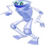 Robot Dancing 3 Clip Art