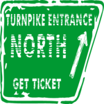 Turnpike Entrance - North Clip Art