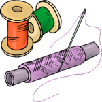 Spools of Thread Clip Art